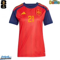 Spania Mikel Oyarzabal #21 Hjemmedrakt Dame VM 2026 Kortermet